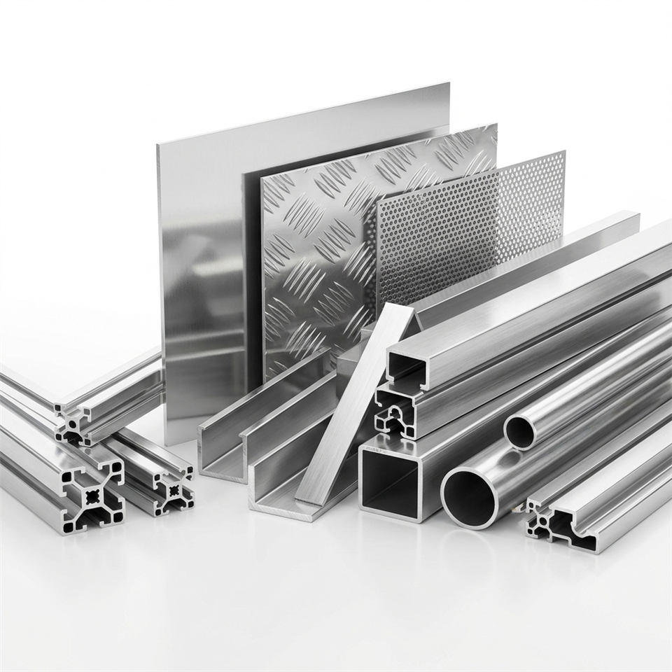 Hár-afkastamikil 6061 ál burðarvirki extrusion prófíll